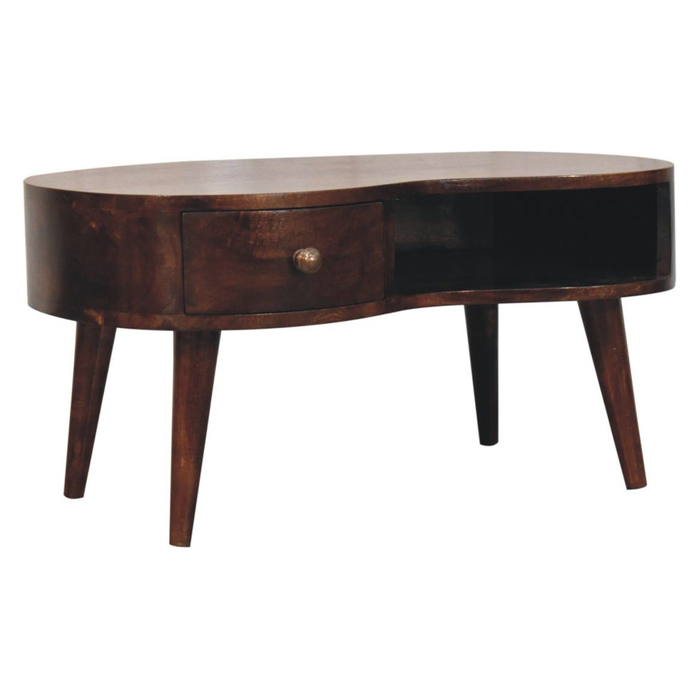 Artisan - California Walnut Wave Coffee Table