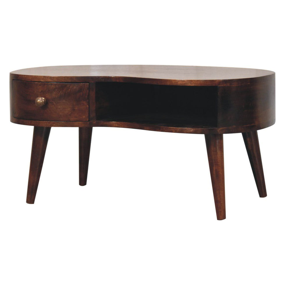 Artisan - California Walnut Wave Coffee Table
