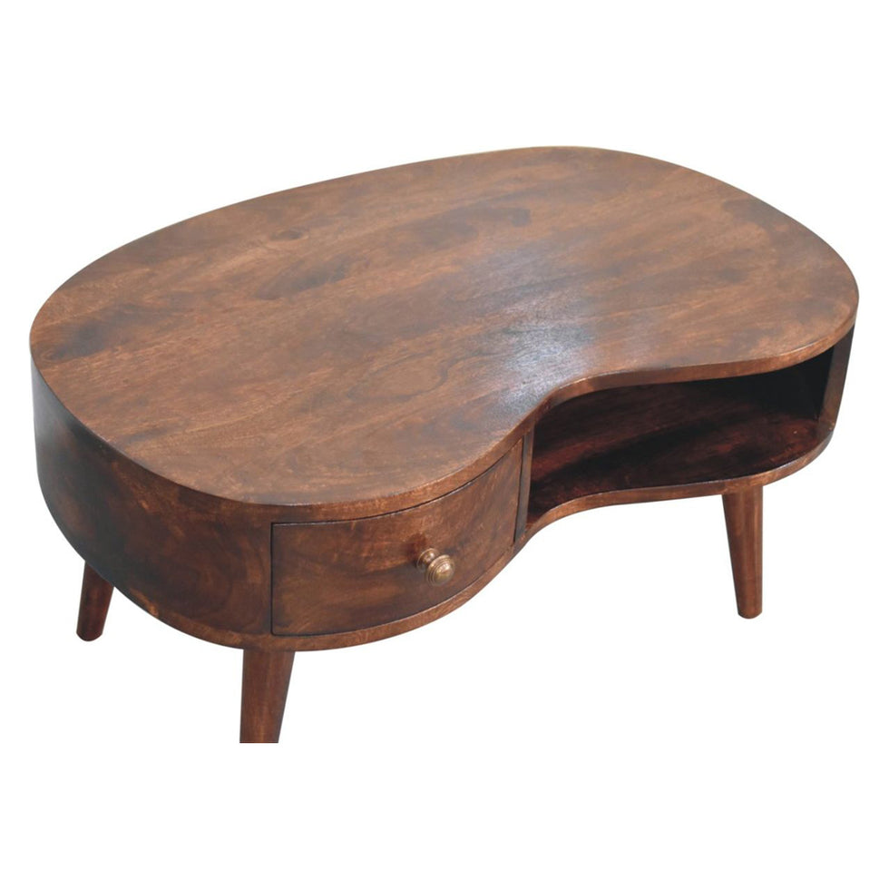 Artisan - California Walnut Wave Coffee Table