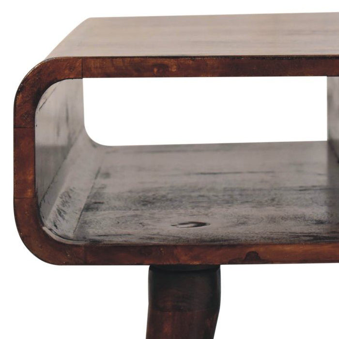 Artisan - Curved California Walnut Coffee Table