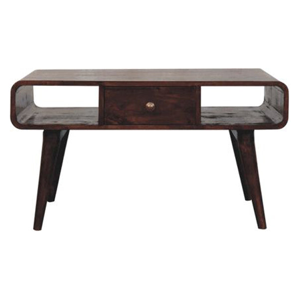 Artisan - Curved California Walnut Coffee Table