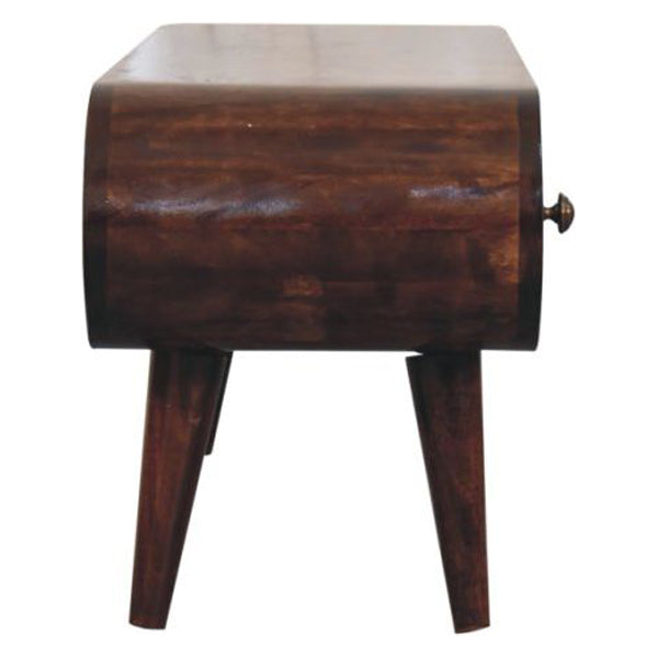 Artisan - California Walnut Circular TV Unit