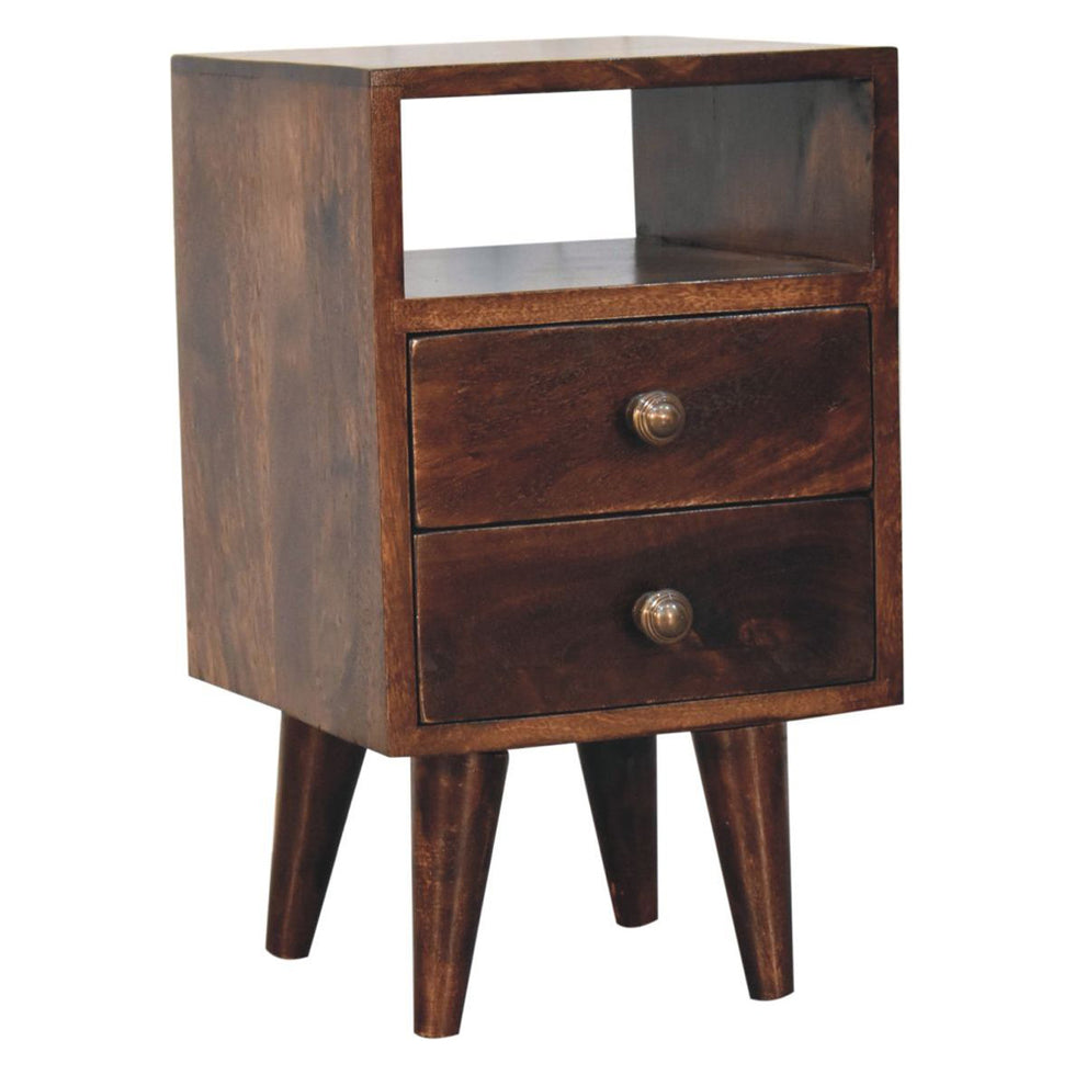Artisan - Mini Classic California Walnut Bedside