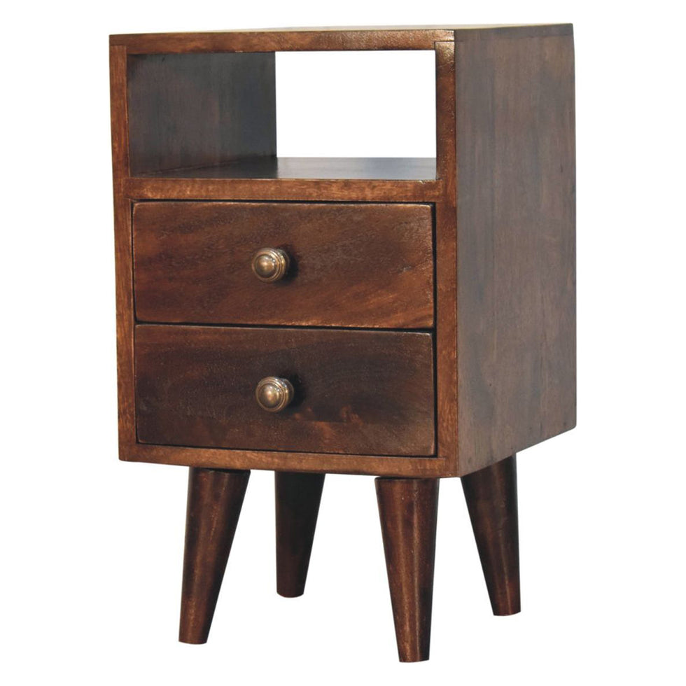 Artisan - Mini Classic California Walnut Bedside
