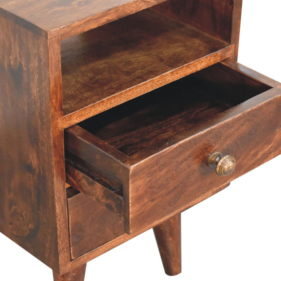 Artisan - Mini Classic California Walnut Bedside