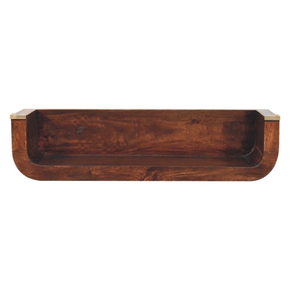 Artisan - Indira California Walnut Floating Console Table