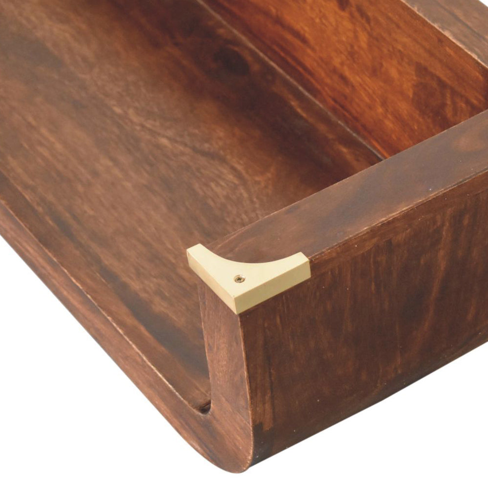 Artisan - Indira California Walnut Floating Console Table