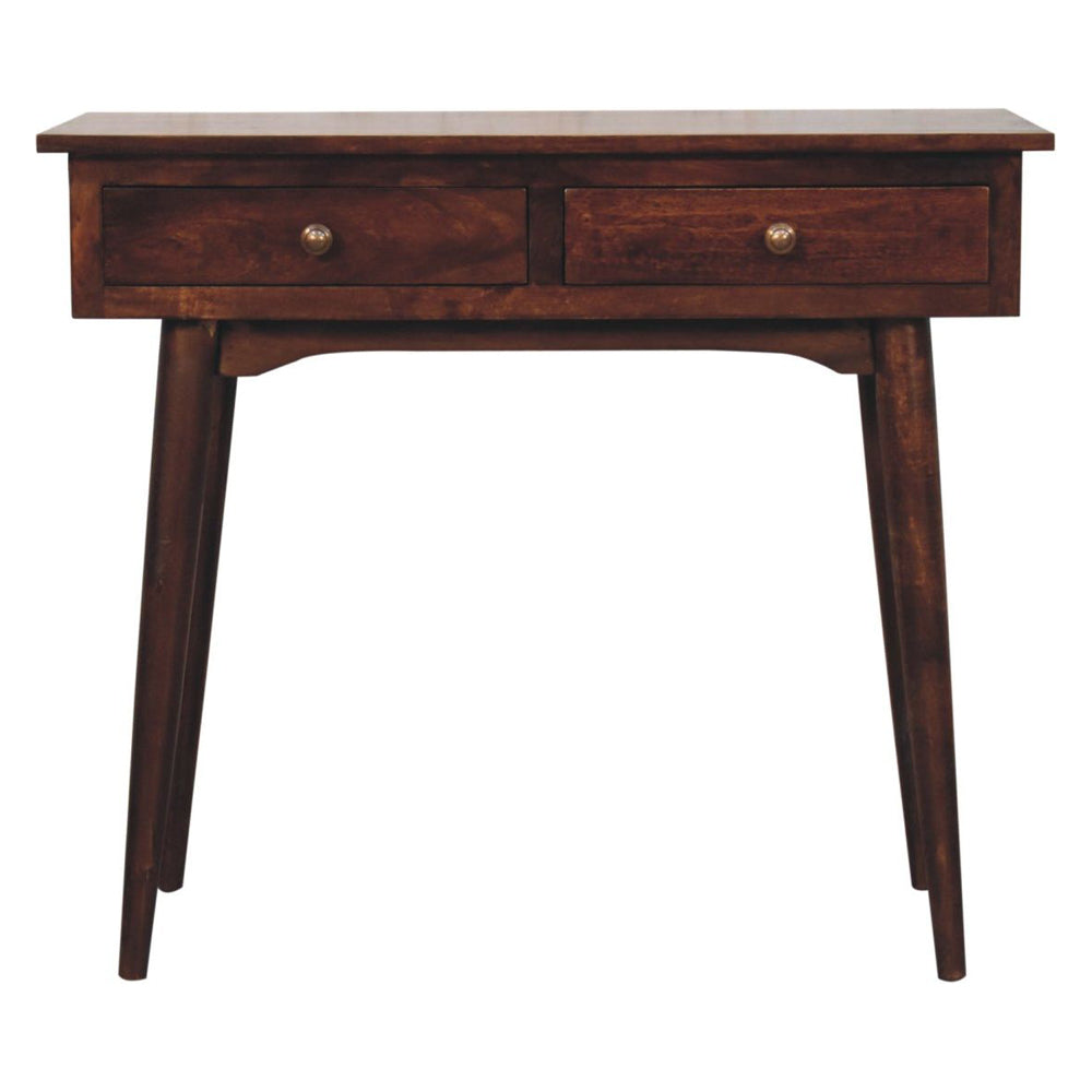 Artisan - California Walnut Hallway 2 Drawer Console Table