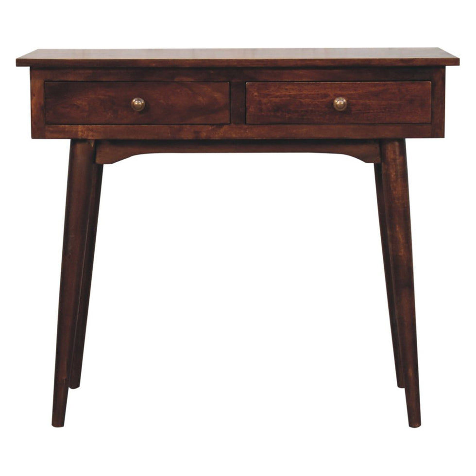 Artisan - California Walnut Hallway 2 Drawer Console Table