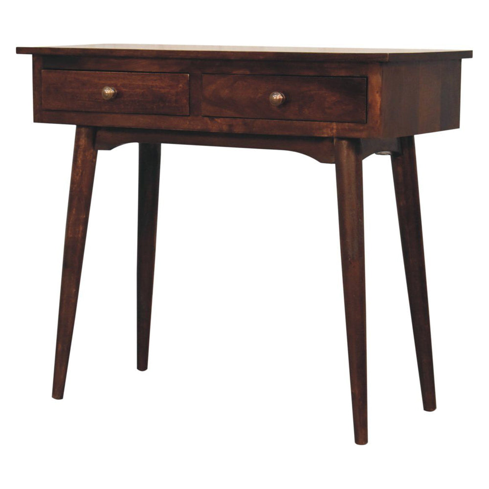 Artisan - California Walnut Hallway 2 Drawer Console Table