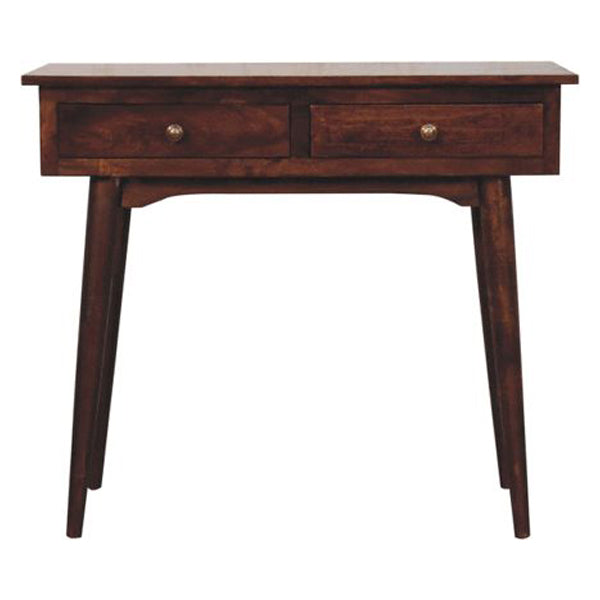 Artisan - California Walnut Hallway 2 Drawer Console Table