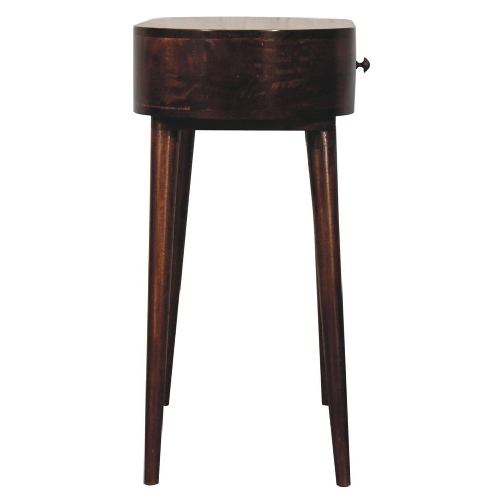 Artisan - California Walnut Rounded Small Console Table
