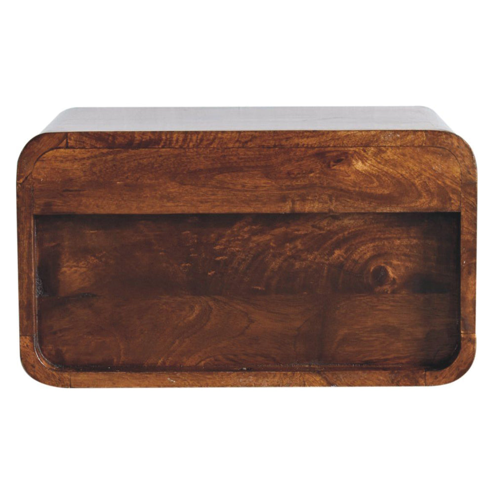 Artisan - Large Curve Upper Slot Floating Bedside