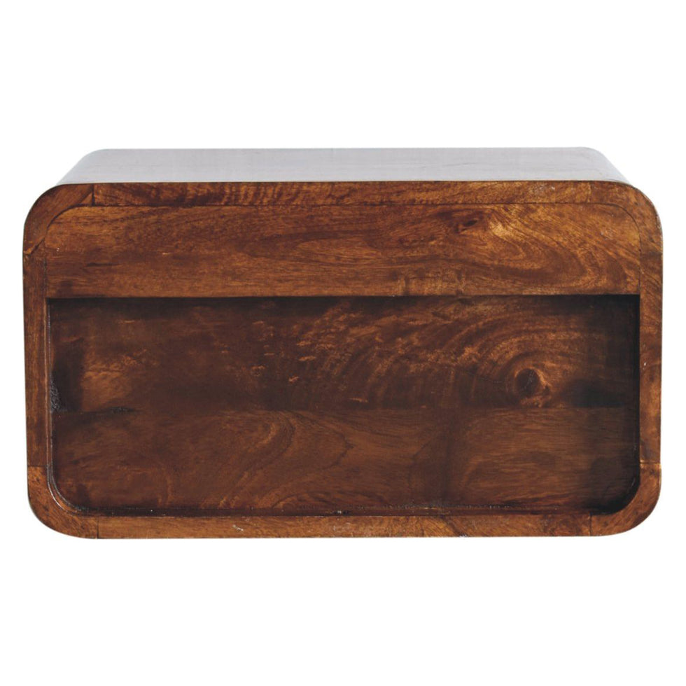 Artisan - Large Curve Upper Slot Floating Bedside