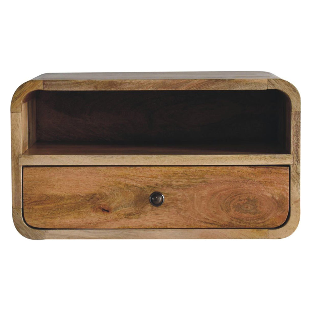 Artisan - Large Curve Upper Slot Floating Bedside