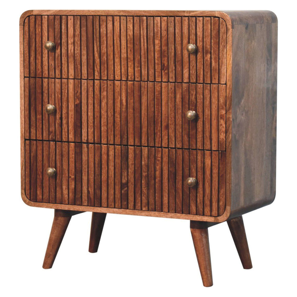 Artisan - Honey Caramel T-Bar Ridged Chest
