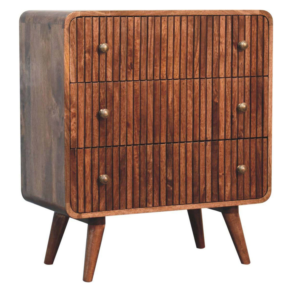 Artisan - Honey Caramel T-Bar Ridged Chest