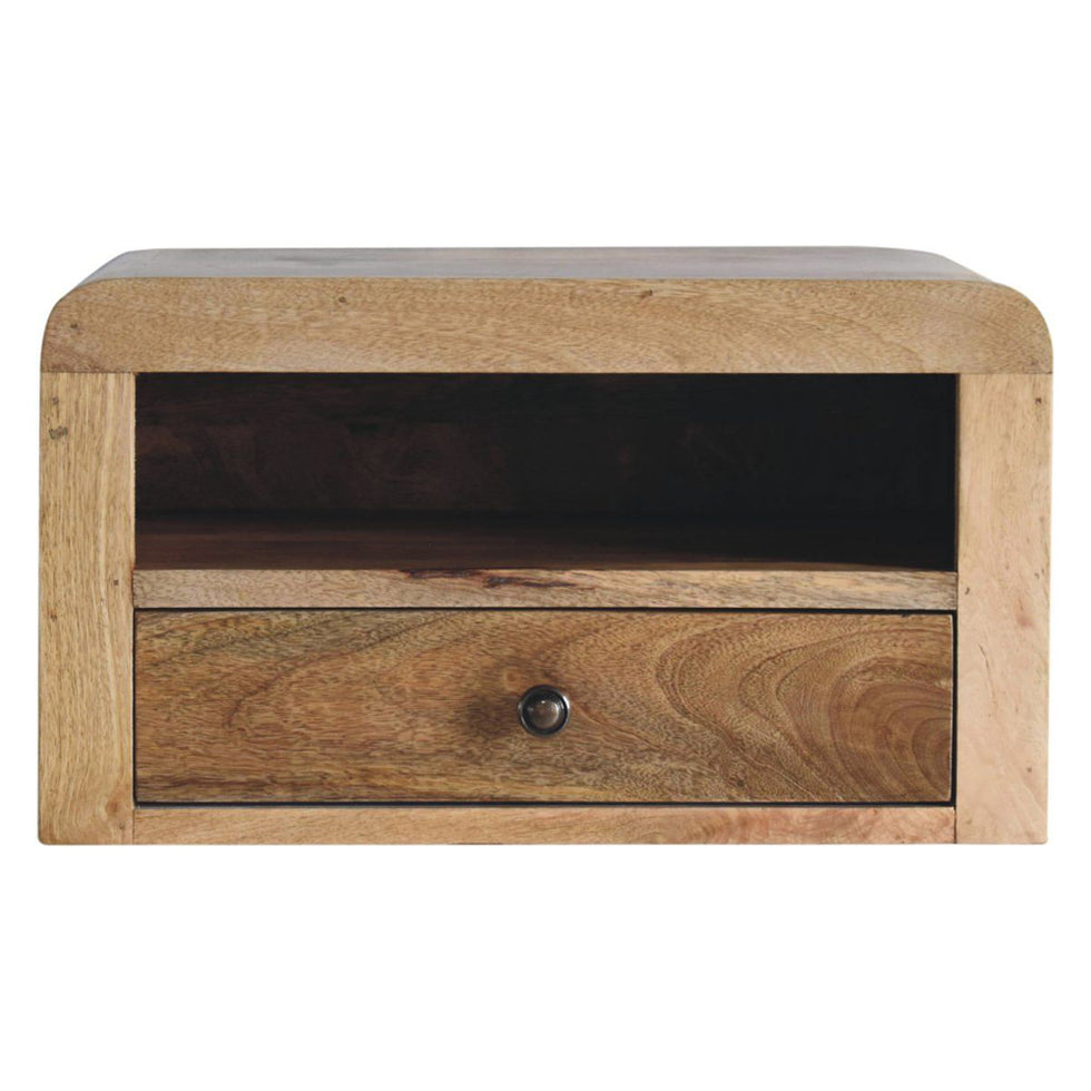 Artisan - Chunky Oak-Ish Floating Bedside