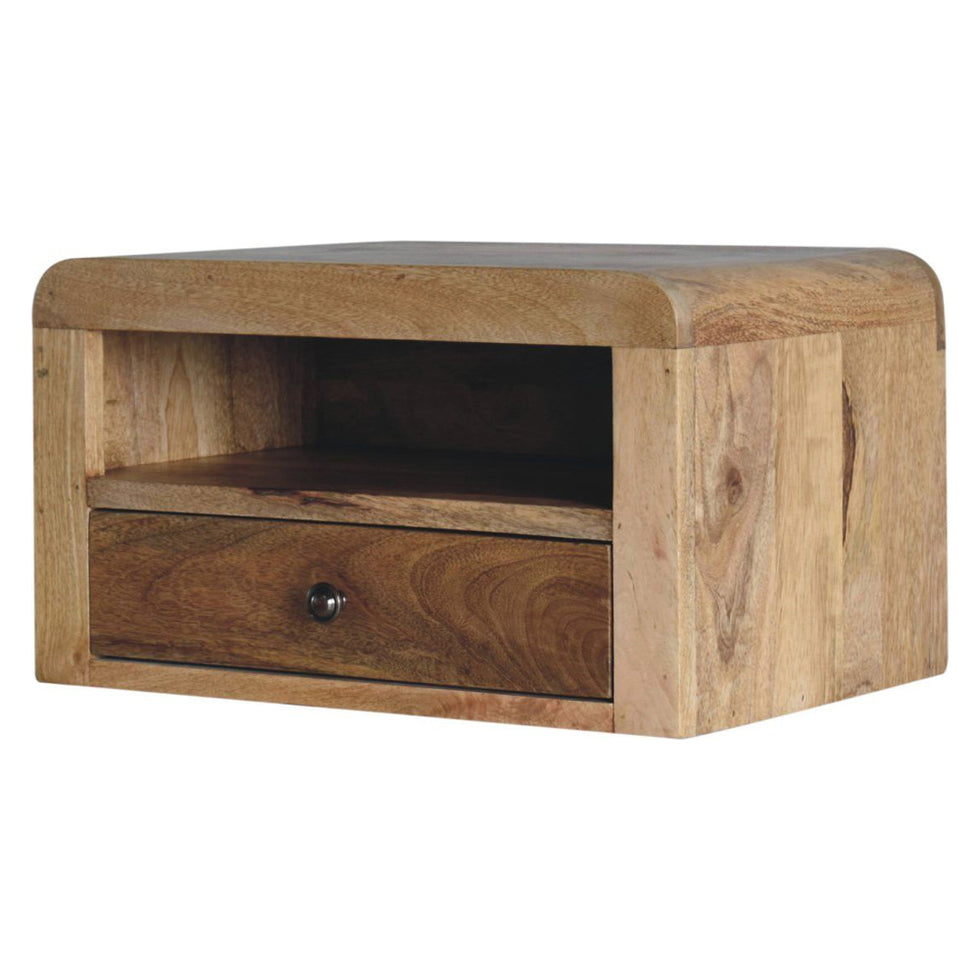 Artisan - Chunky Oak-Ish Floating Bedside