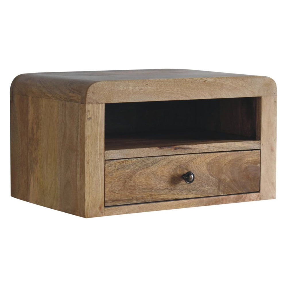 Artisan - Chunky Oak-Ish Floating Bedside