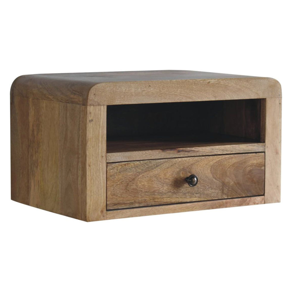 Artisan - Chunky Oak-Ish Floating Bedside