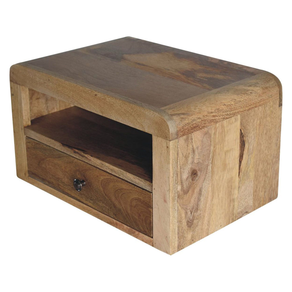 Artisan - Chunky Oak-Ish Floating Bedside