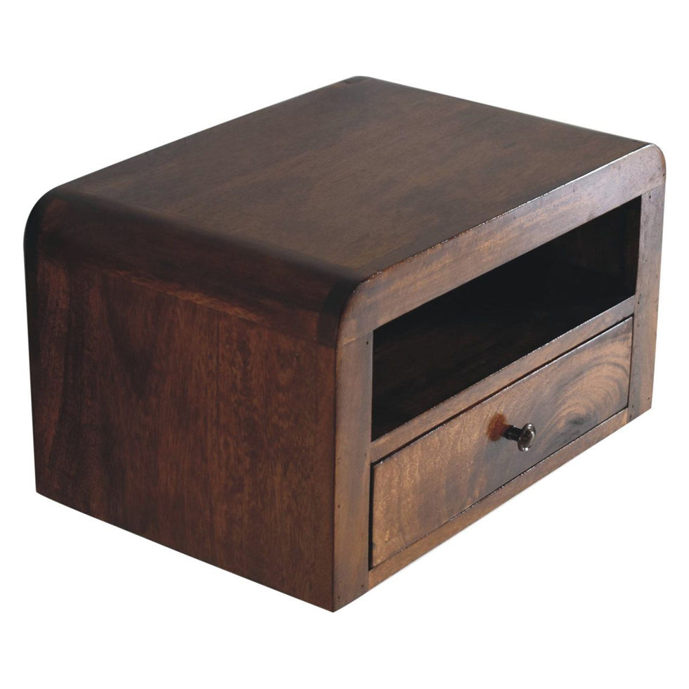Artisan - Chunky Chestnut 1 Drawer Wall Mounted Nightstand
