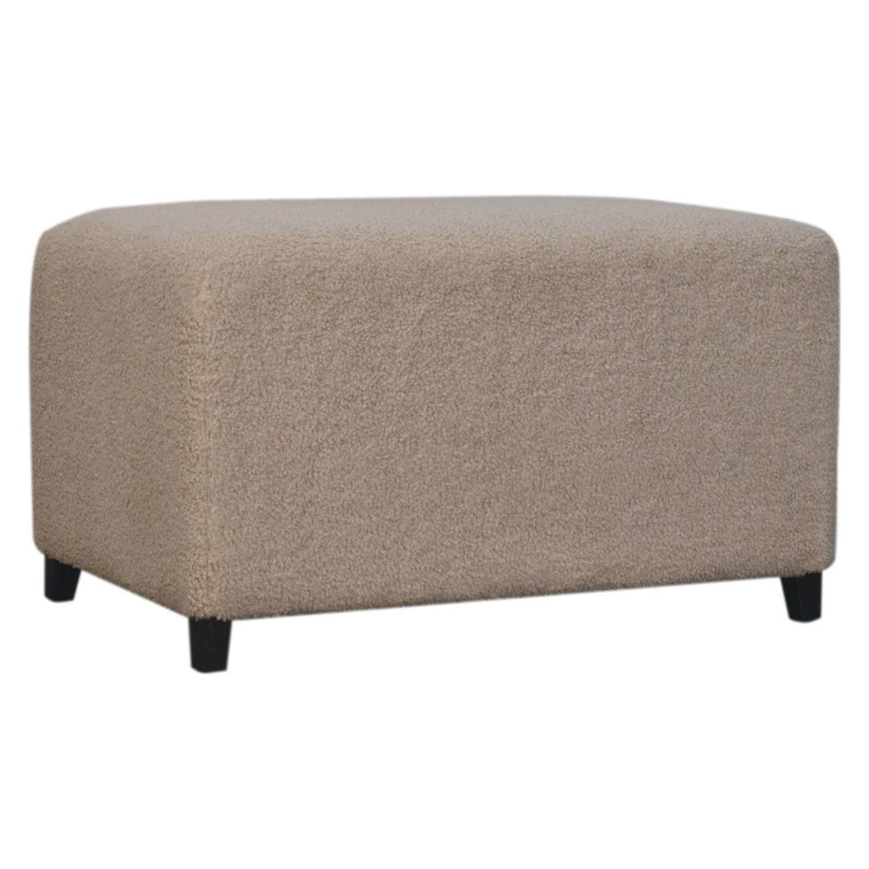 Artisan - Bliss Cream Bouclé Ottoman