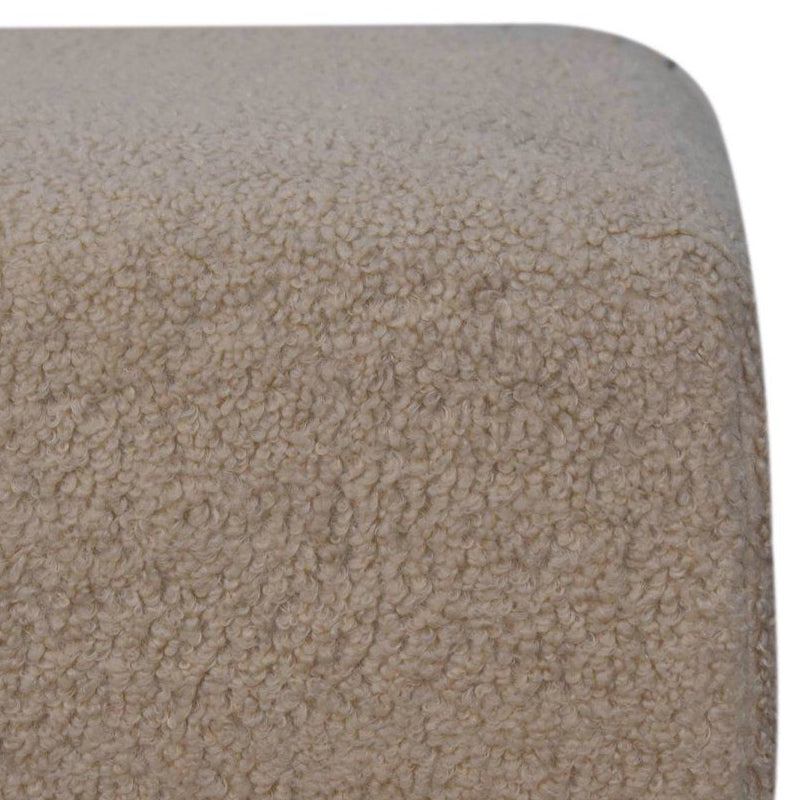 Artisan - Bliss Cream Bouclé Ottoman