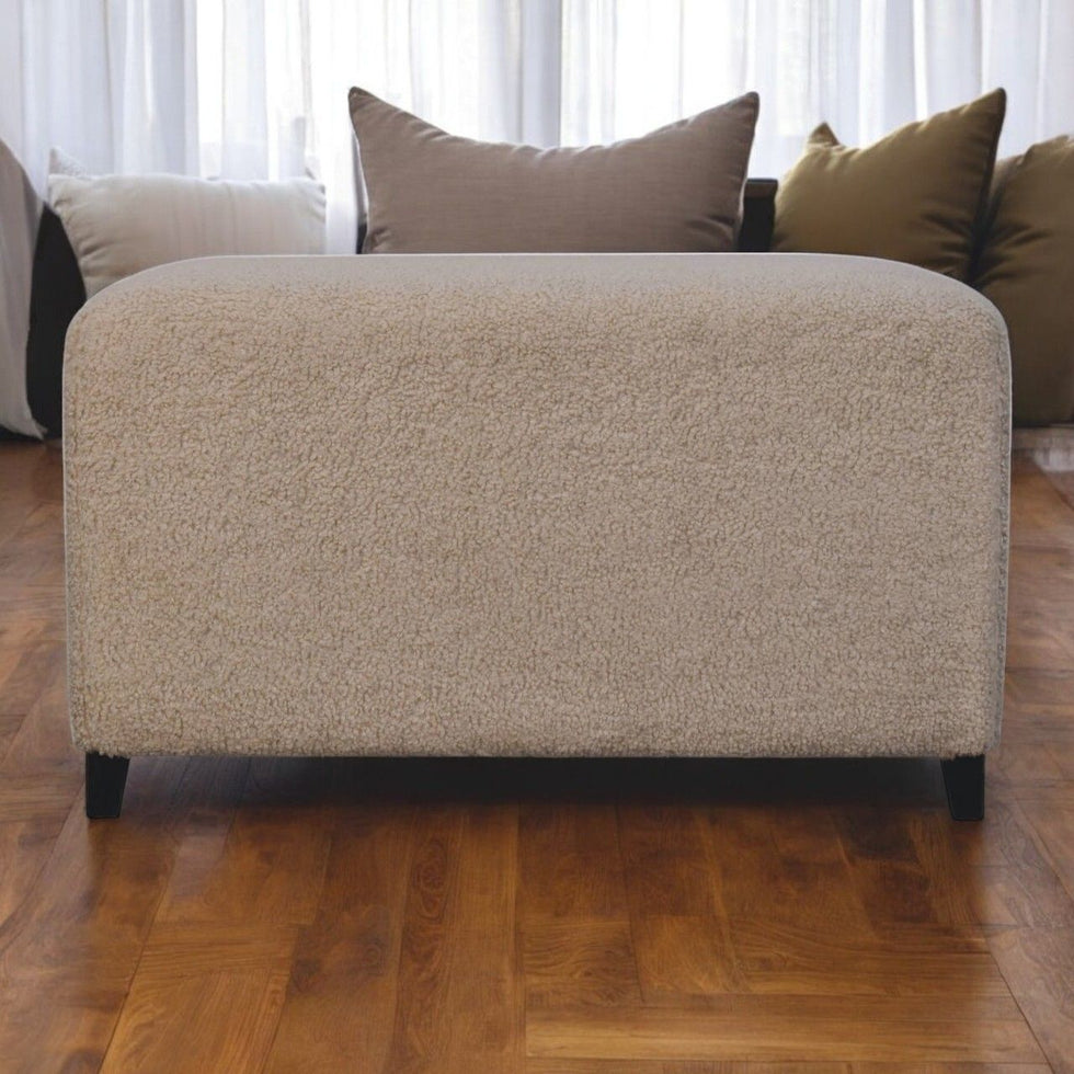 Artisan - Bliss Cream Bouclé Ottoman
