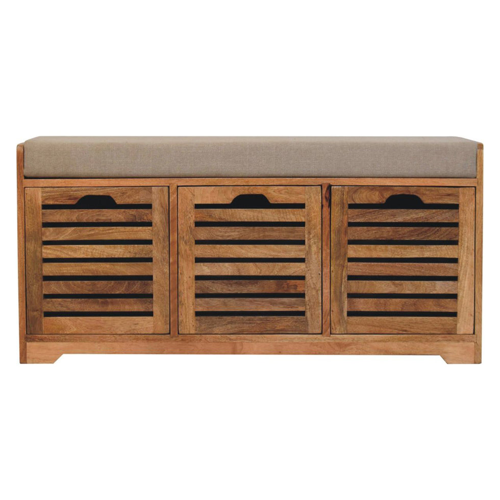Artisan - Shutter Oak-Ish Shoe Bench