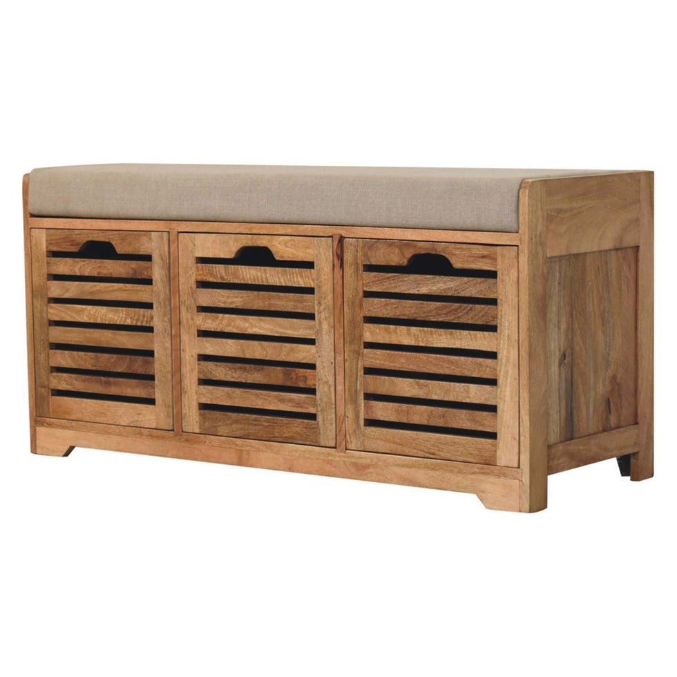 Artisan - Shutter Oak-Ish Shoe Bench