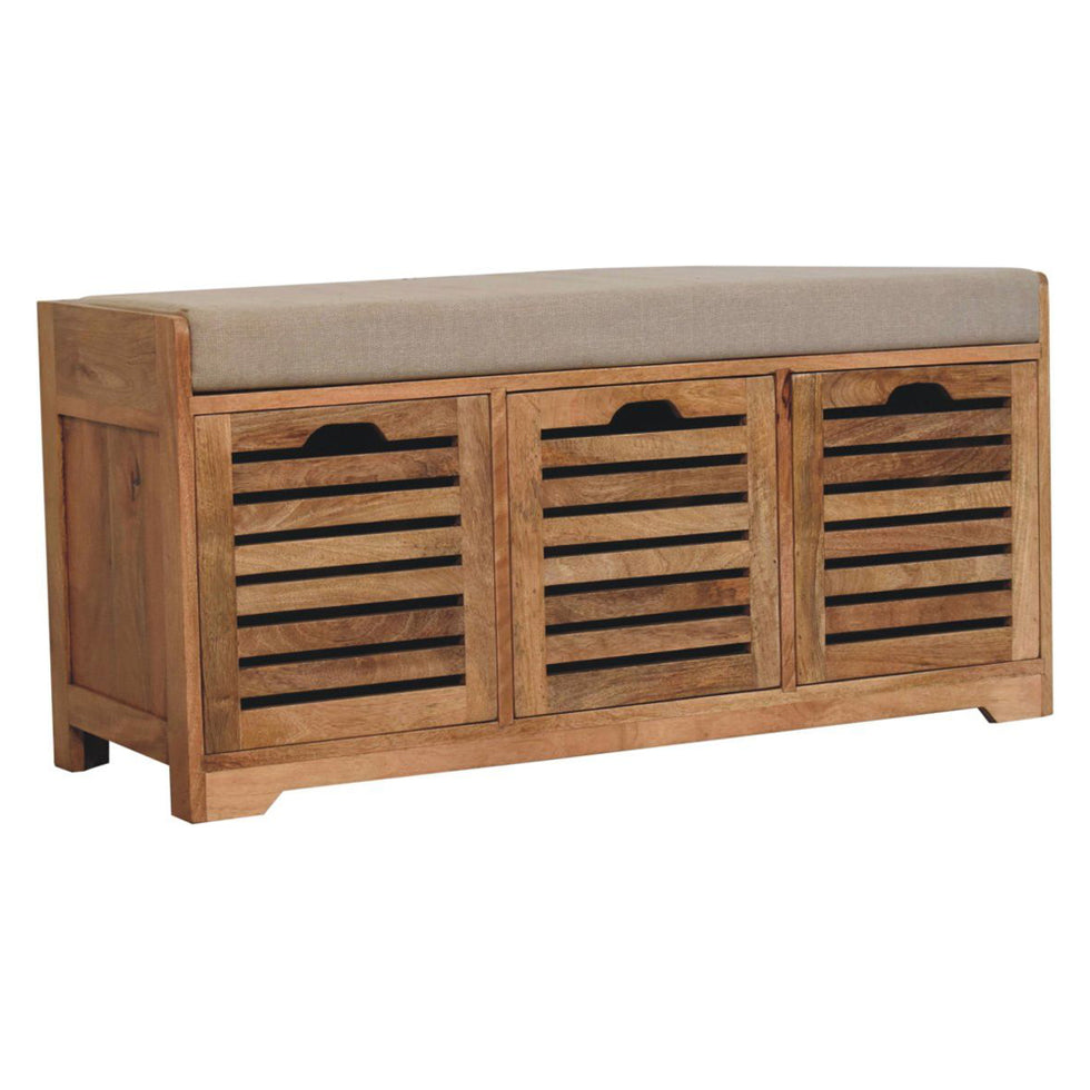 Artisan - Shutter Oak-Ish Shoe Bench