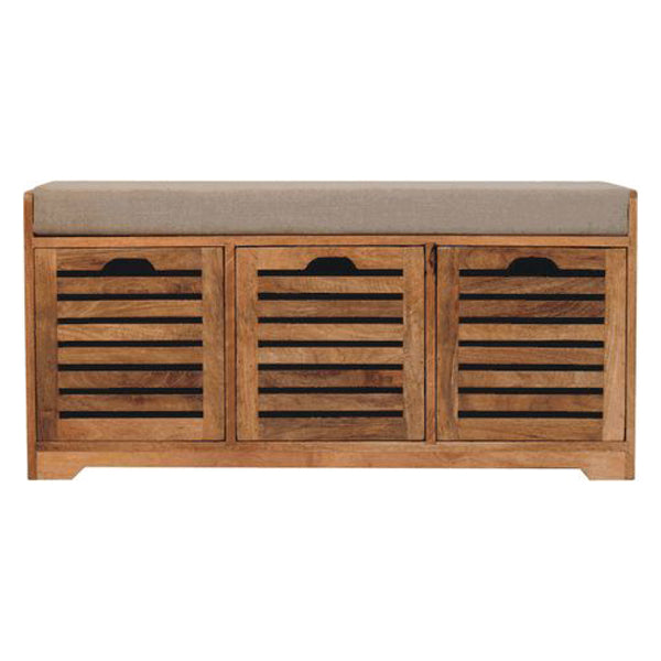 Artisan - Shutter Oak-Ish Shoe Bench