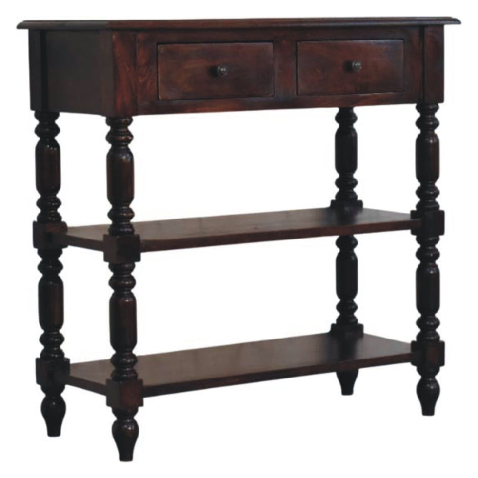 Artisan - Turned Legs Cherry Side Table