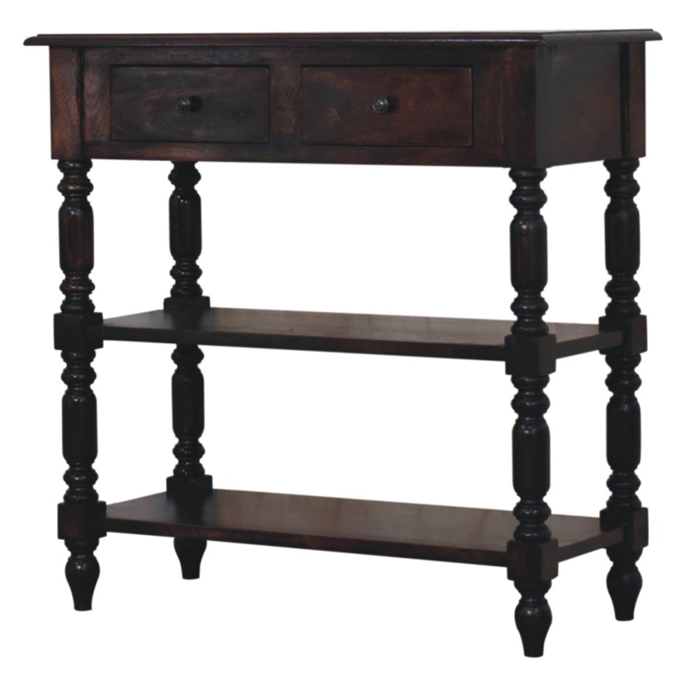 Artisan - Turned Legs Cherry Side Table