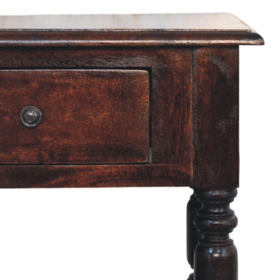 Artisan - Turned Legs Cherry Side Table