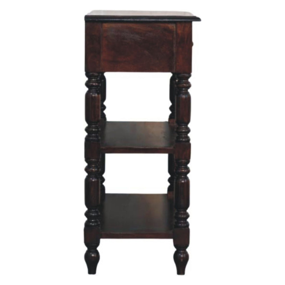 Artisan - Turned Legs Cherry Side Table