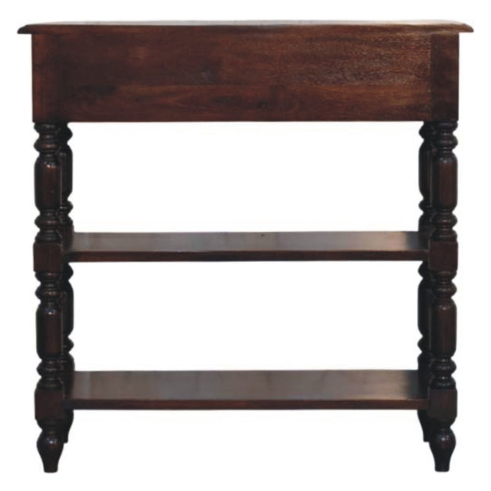 Artisan - Turned Legs Cherry Side Table