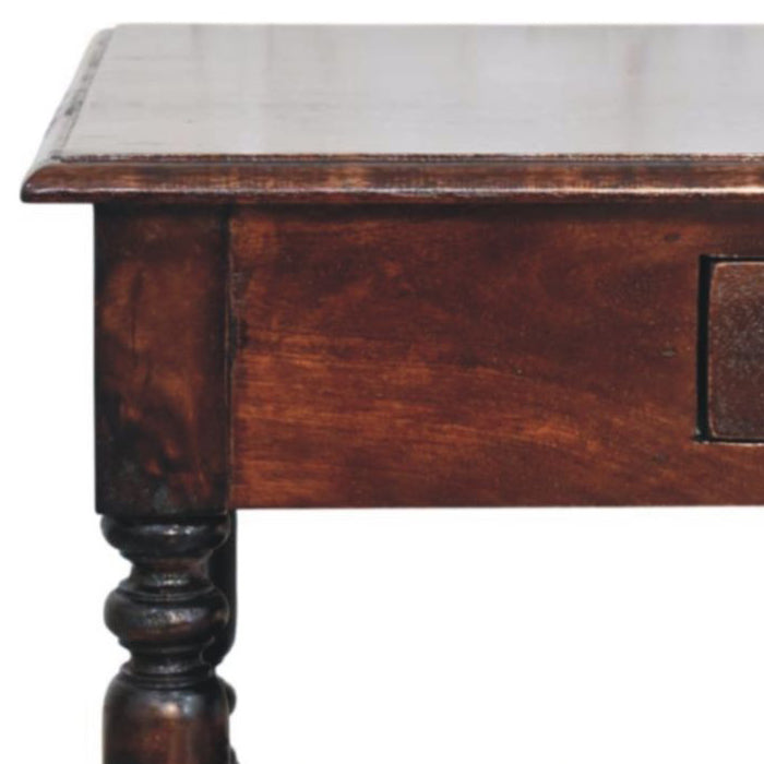 Artisan - Turned Legs Cherry Console Table