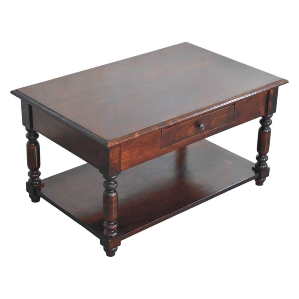 Artisan - Turned Legs Cherry Console Table