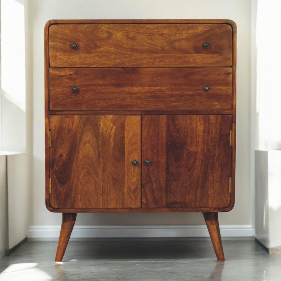 Artisan - Curved Nordic Charm Cabinet
