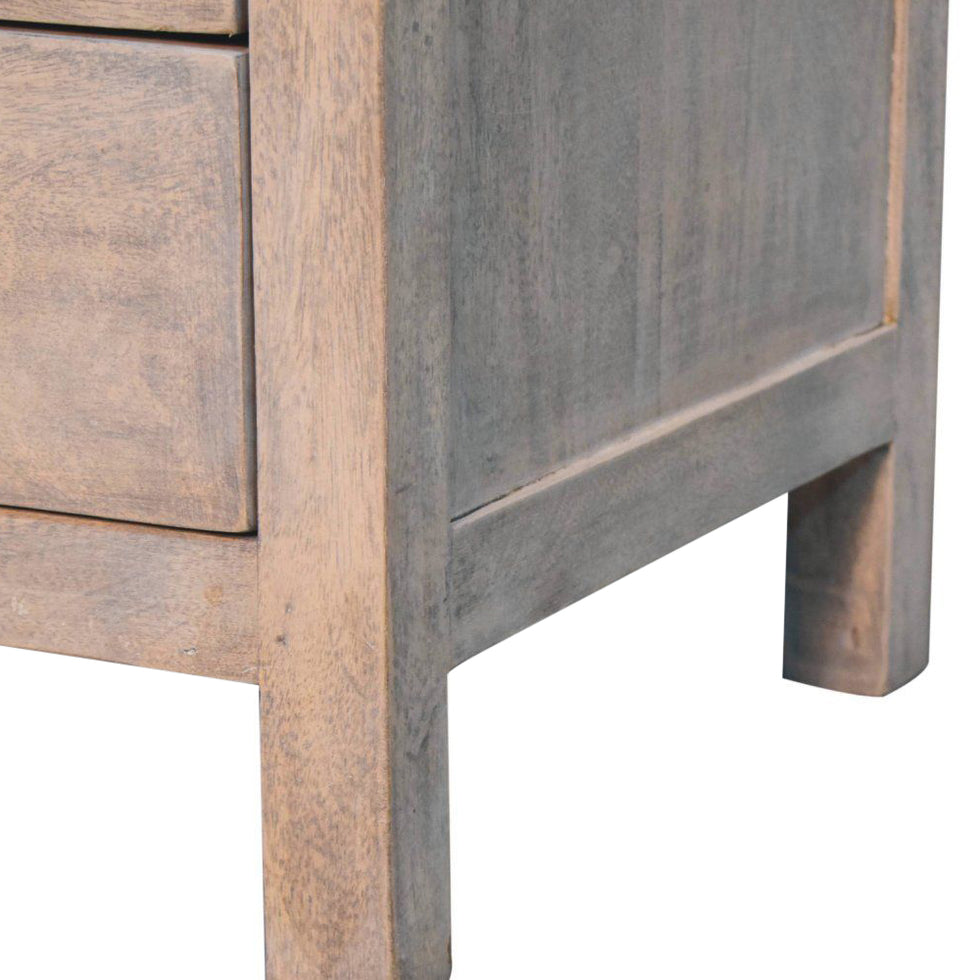 Artisan - Acid Wash 2 Drawer Open Bedside