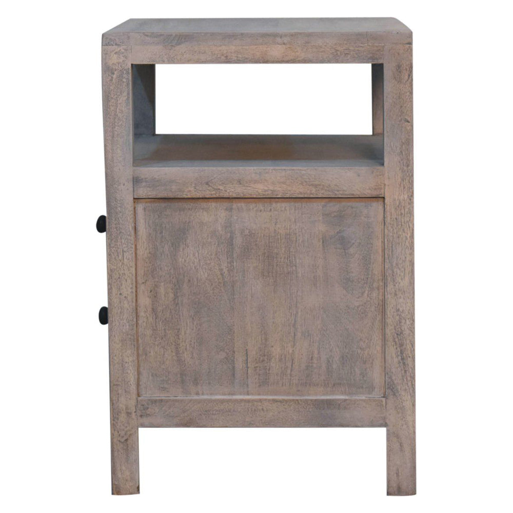 Artisan - Acid Wash 2 Drawer Open Bedside