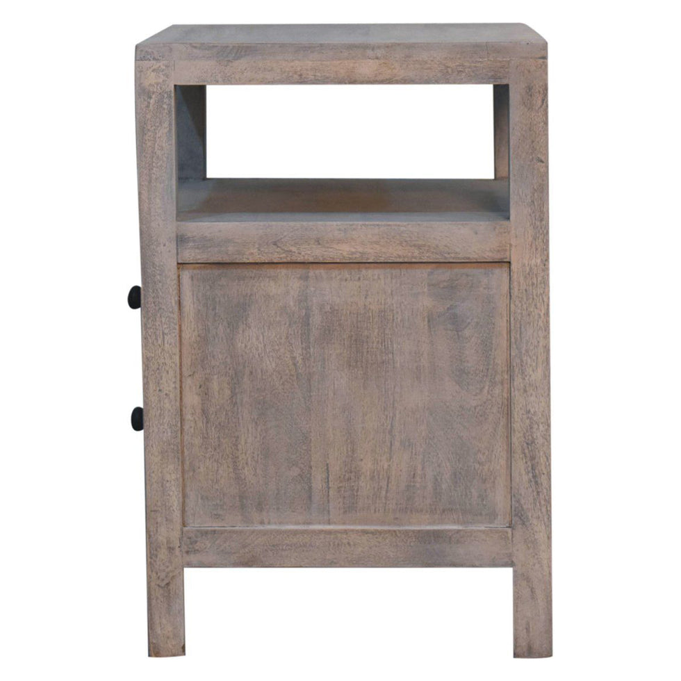 Artisan - Acid Wash 2 Drawer Open Bedside