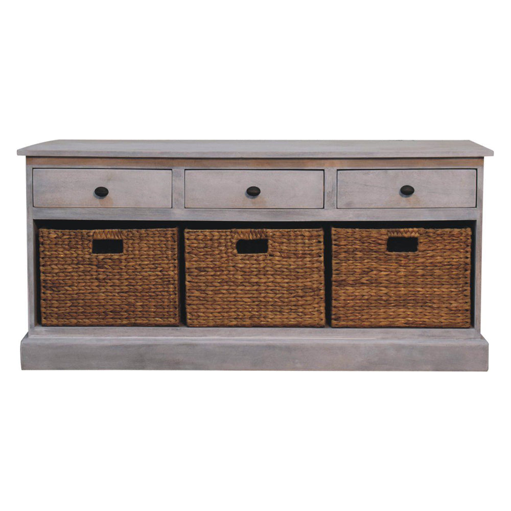 Artisan - Acid Wash Basket Storage Cabinet