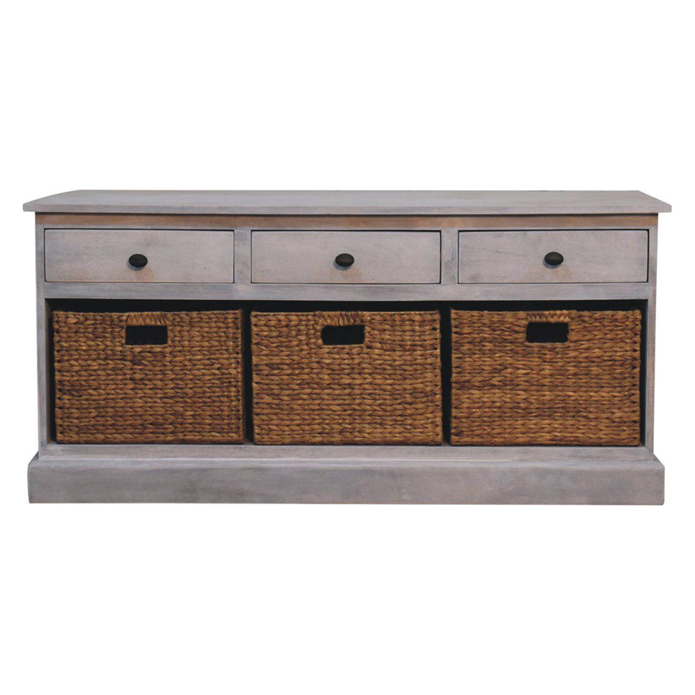 Artisan - Acid Wash Basket Storage Cabinet