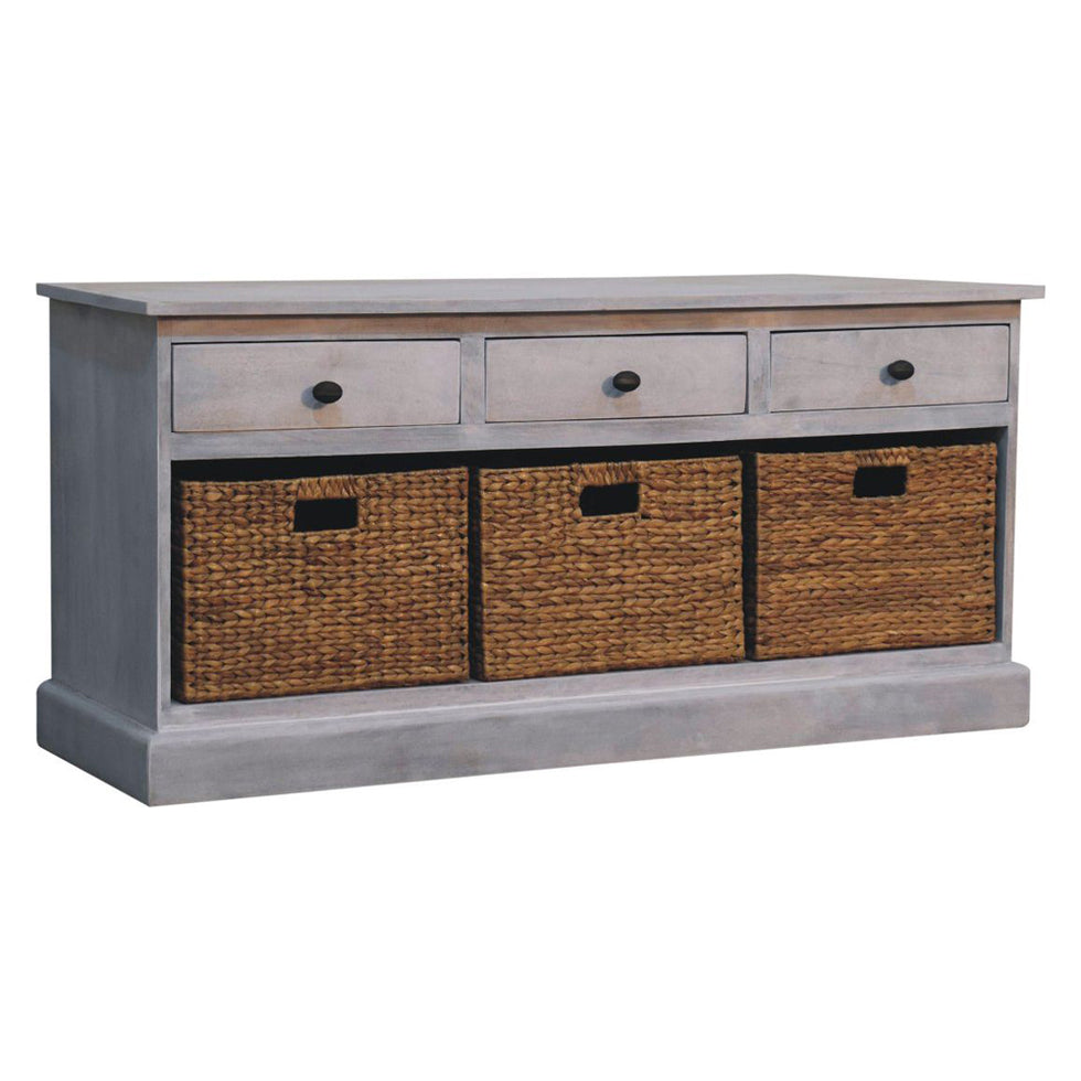 Artisan - Acid Wash Basket Storage Cabinet