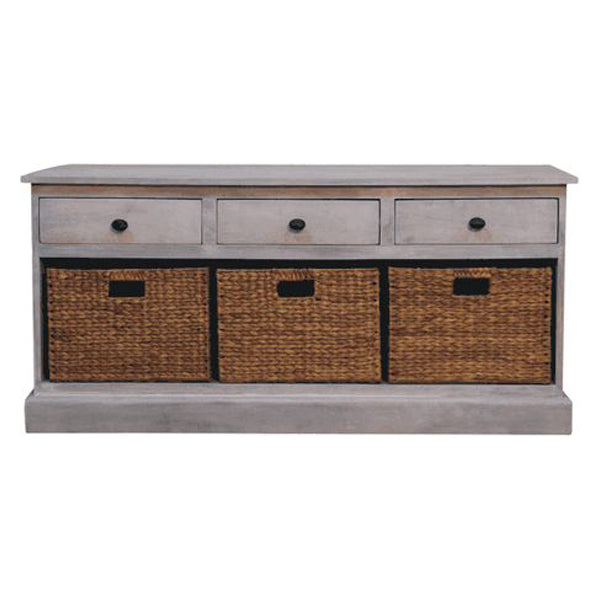 Artisan - Acid Wash Basket Storage Cabinet