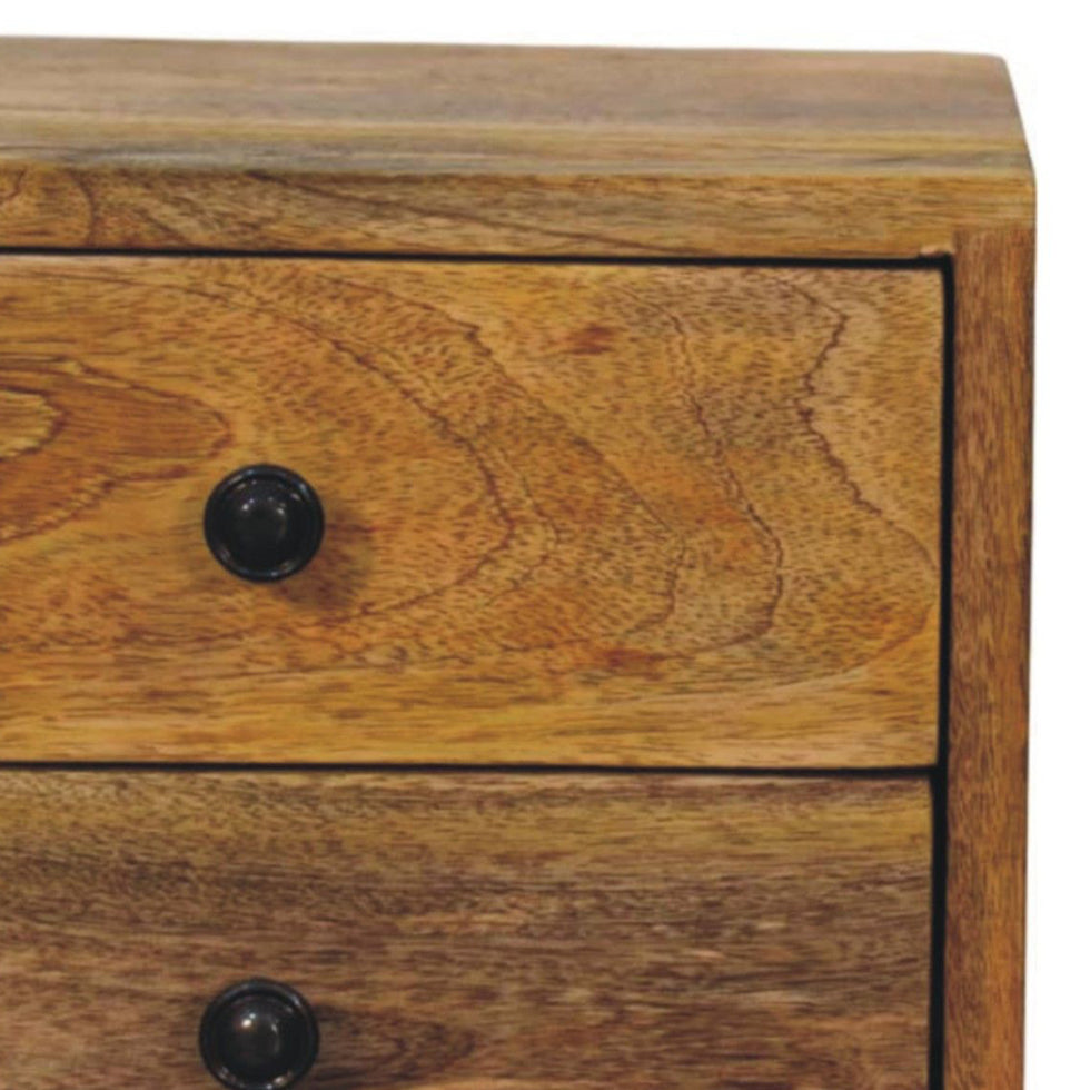 Artisan - Solis 2-Drawer Oak-Ish Wall Mounted Nightstand